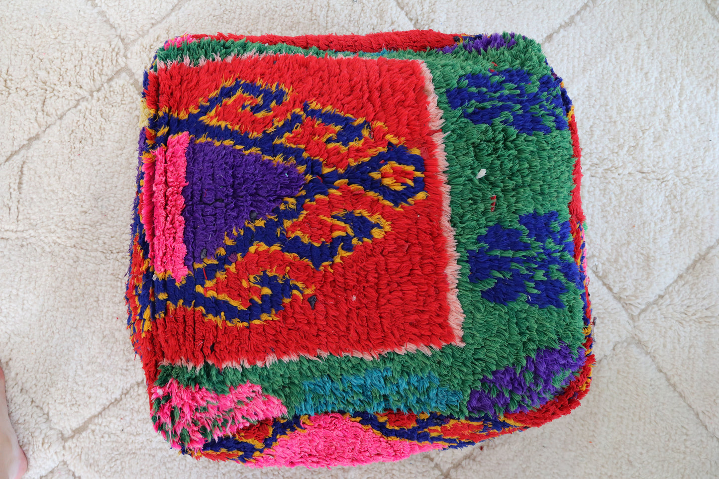 Marokkaans zitkussen / Berber poef - Jad