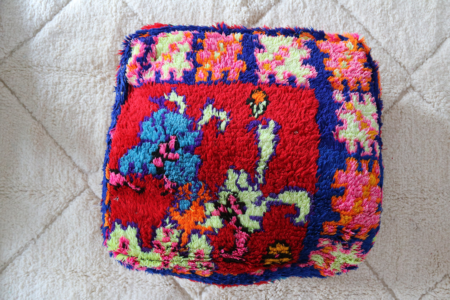 Marokkaans zitkussen / Berber poef - Rafi