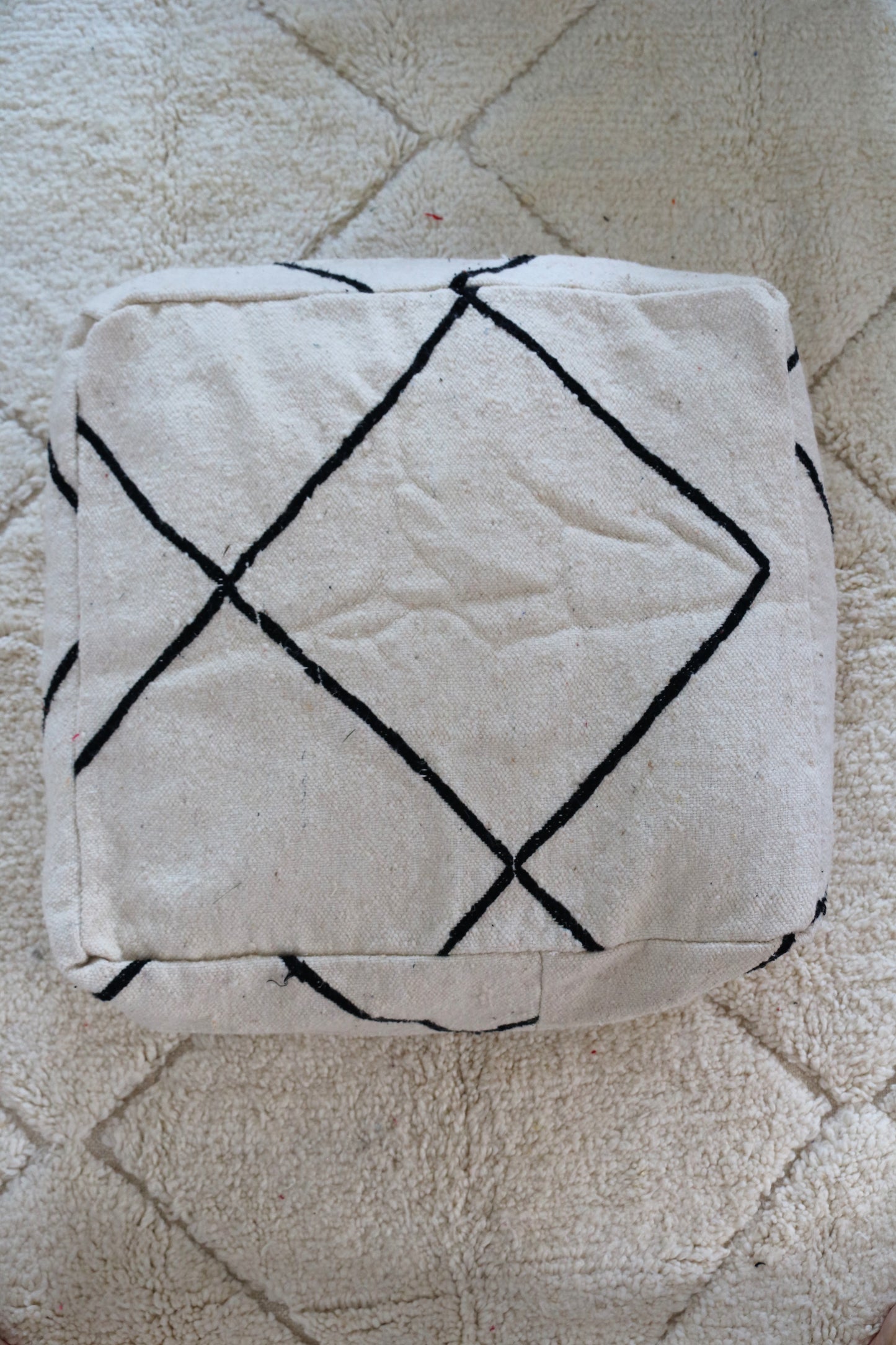 Marokkaans zitkussen / Berber poef - Chadi