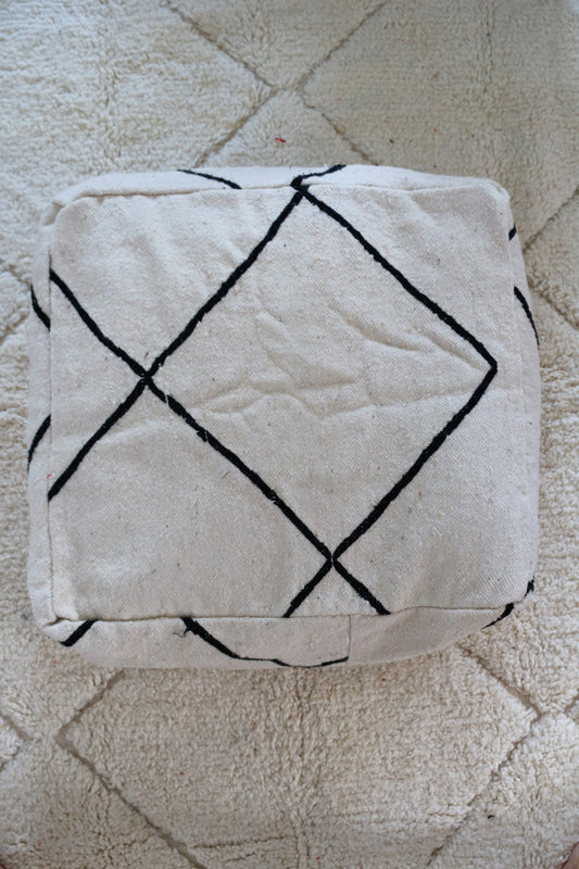 Marokkaans zitkussen / Berber poef - Chadi